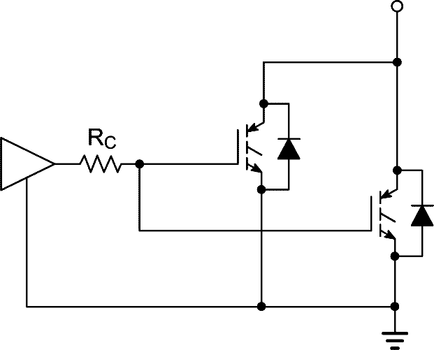 Параллельное включение полевых транзисторов