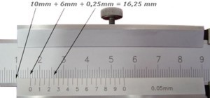 Как измерять дюймовым штангенциркулем