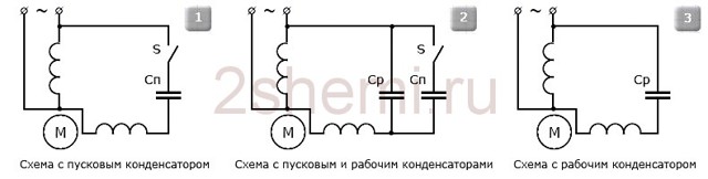 Двигатель yl90l 2 схема подключения