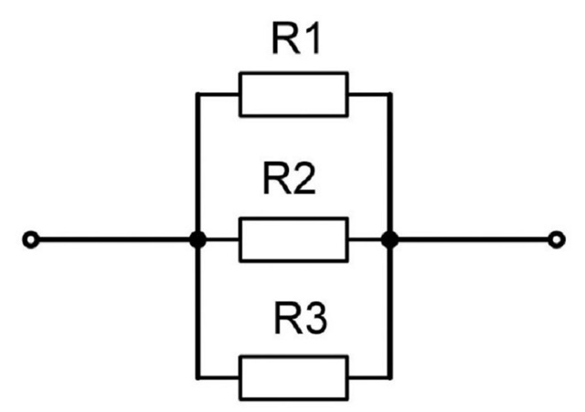 Мощность параллельно соединенных резисторов