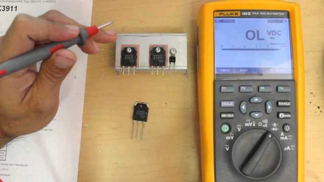 Как проверить силовой транзистор мультиметром