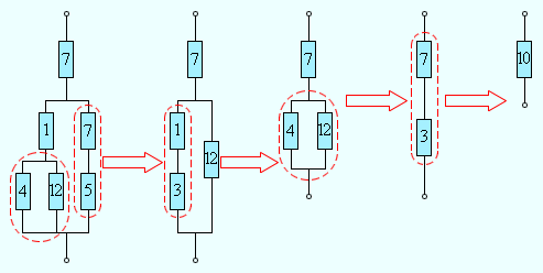 Формулы для последовательного и параллельного соединения