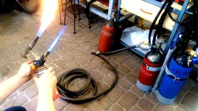 Как из резака сделать газовую горелку