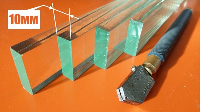 Как ровно обрезать стекло