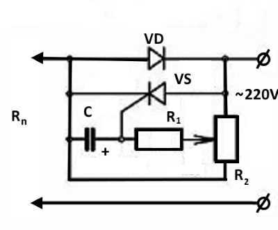 Тиристорный регулятор мощности постоянного тока своими руками