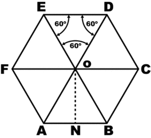Шестиугольник описанный около окружности формулы
