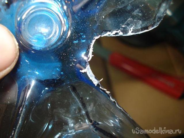 Как сделать пропеллер из бутылки