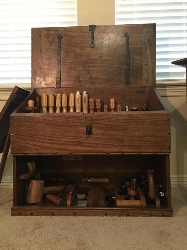 Деревянный ящик для инструментов своими руками