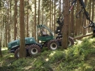 Трактор для валки леса