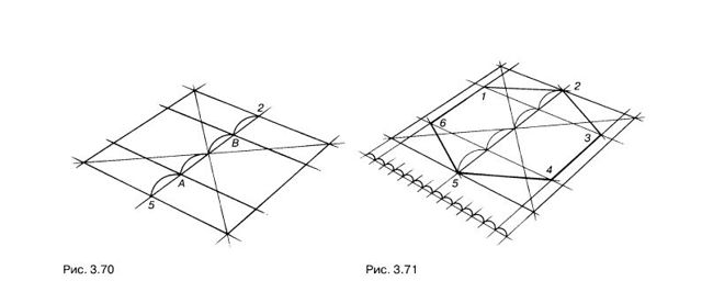 Как начертить объемный шестиугольник