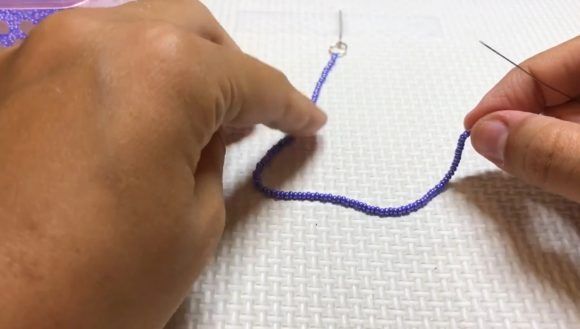 Схема плетения браслета из бисера для начинающих