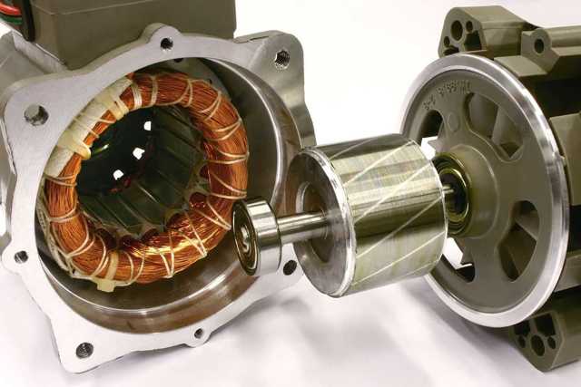 Строение ротора асинхронного двигателя