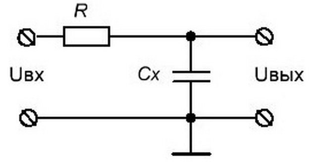 Тестер для измерения емкости конденсаторов