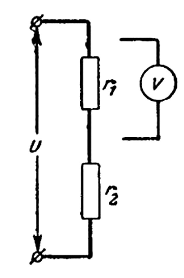 Система измерительного механизма вольтметра