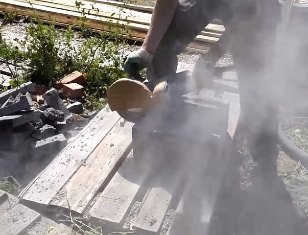 Как приделать пылесос к болгарке