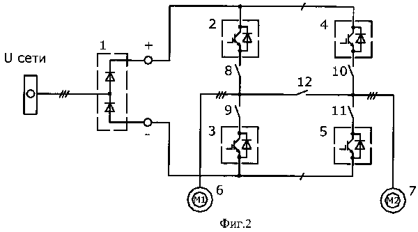 Схема подключения устройства плавного пуска электродвигателя