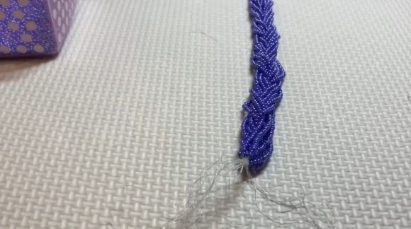 Схема плетения браслета из бисера для начинающих