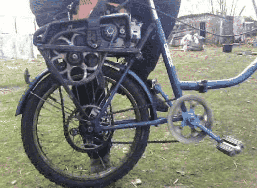 Трицикл из бензопилы своими руками