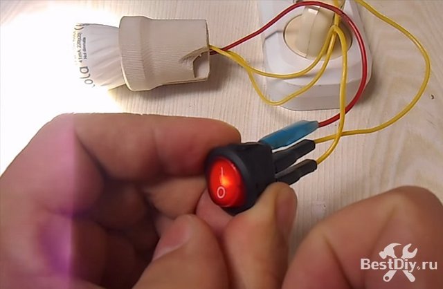 Как подключить кнопку с подсветкой 3 контакта