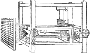Примитивный ткацкий станок был изобретен в эпоху