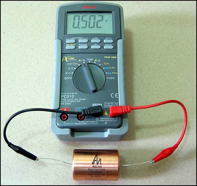 Проверка пленочного конденсатора мультиметром