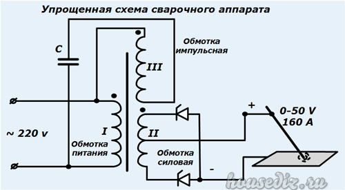 Схема сварочного аппарата постоянного тока вд 305