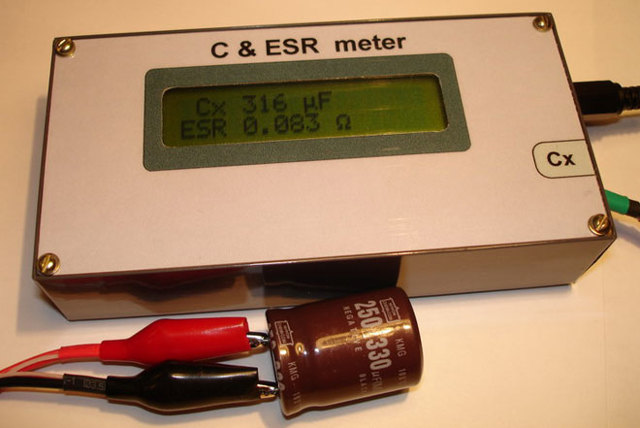 Замер емкости конденсатора мультиметром