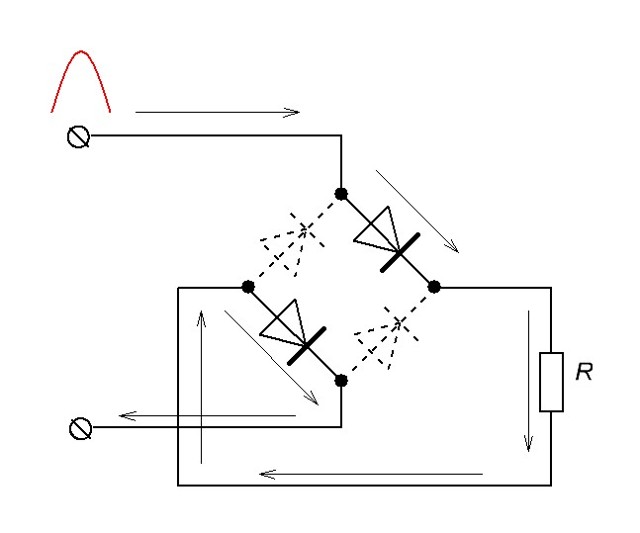 Как правильно подключить диодный мост к трансформатору