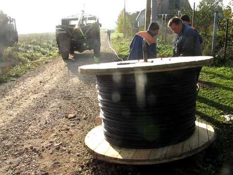 Методы прокладки кабеля в земле