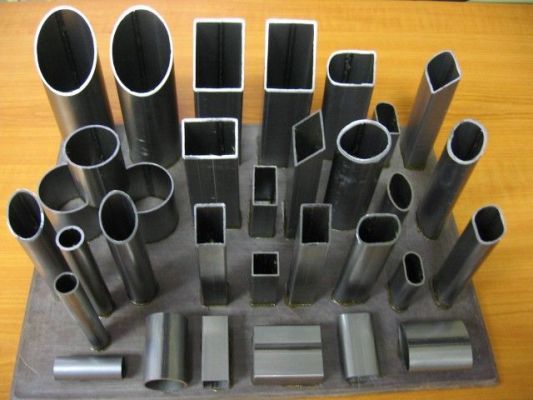 Размеры профильных труб стальных таблица