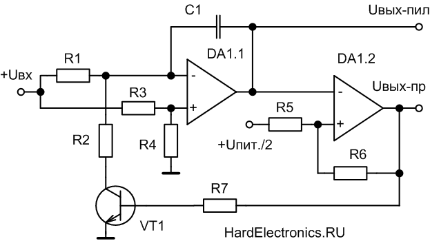 Стабилизатор тока на lm358