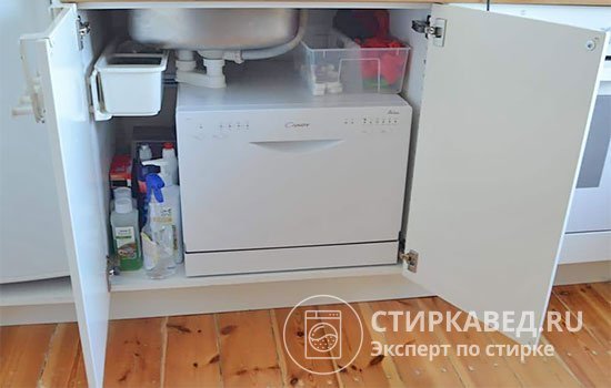 Как установить посудомоечную машину в кухню