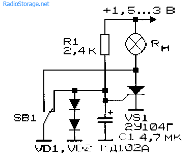 Тиристорный ключ переменного тока