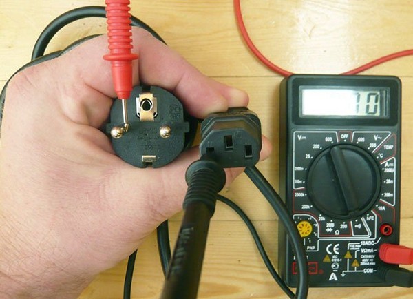 Как проверить разрыв провода мультиметром