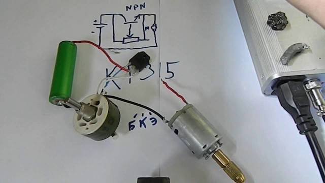 Простой регулятор оборотов двигателя постоянного тока