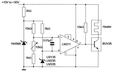 Терморегулятор на lm358 схема